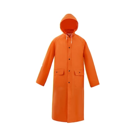 Orange Heavy Weight Rain Coat, 3X-Large